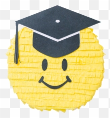 Graduation Handmade Piñata Favor - Yellow Graduation Pinatas Emoji,Purple Square Emoticon Facebook