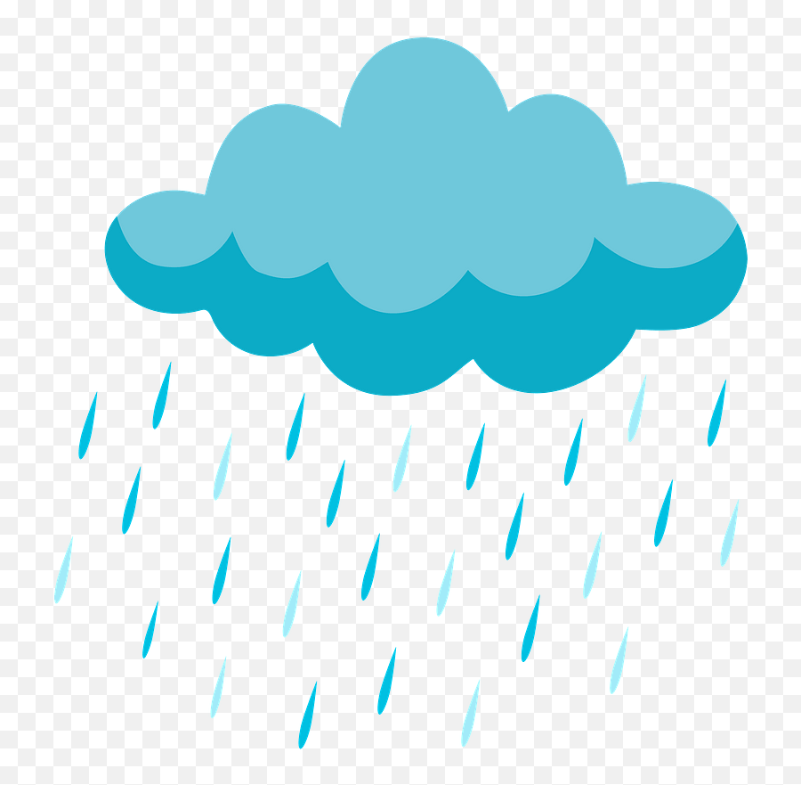 Rain Clipart Png - Rain Clipart Emoji,Thunder Cloud Rain Emoji