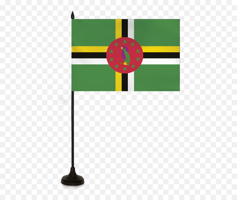 Desk Flag - Dominica Flag All Custom Brand Dominica Flag Png Emoji,Is There A Bavarian Flag Emoji