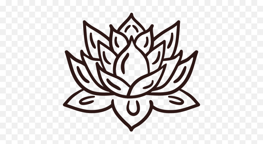 Transparent Lotus Flower Symbol - Novocomtop Floral Emoji,Yoga Nameste Emoticon