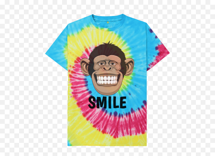 Smiling Monkey Face Smile Tee - Short Sleeve Emoji,Monkey Emoji Shirt