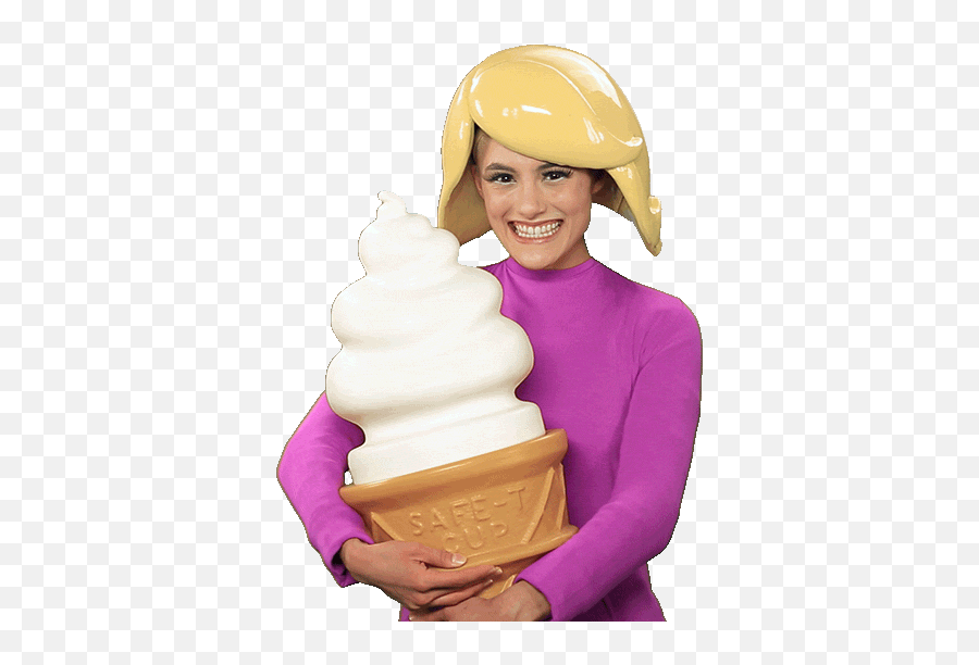 Ice Cream Gif - Vanilla Ice Cream Hug Emoji,Eat Ice Cream Emoticon