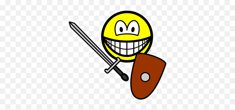 Sword Fighting Smile Smilies Emofacescom - Smile Emoji,Emoticon Of Squiggle With Smile In Middle