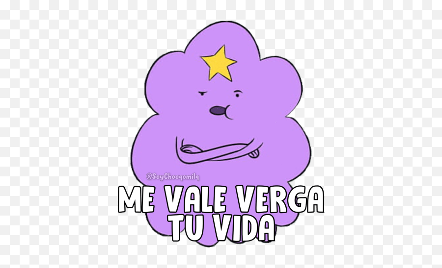 Princesa Grumosa - Princesa Grumosa Sticker Emoji,Cual Es El Emojis De Me Vale Verga