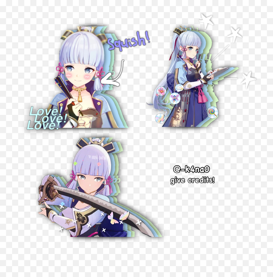 Discover Trending Ayaka Stickers Picsart - Fictional Character Emoji,Dragalia Emojis