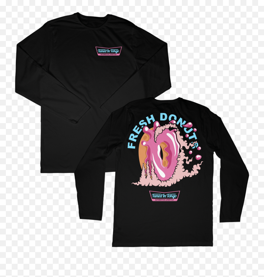 Fresh Donuts Longsleeve Black Emoji,Tokyo Emotion O Racing