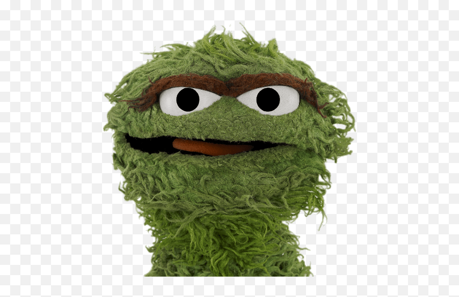 Oscargrouchmuppet Sticker - Oscar The Grouch Emoji,Oscar The Grouch Emoji