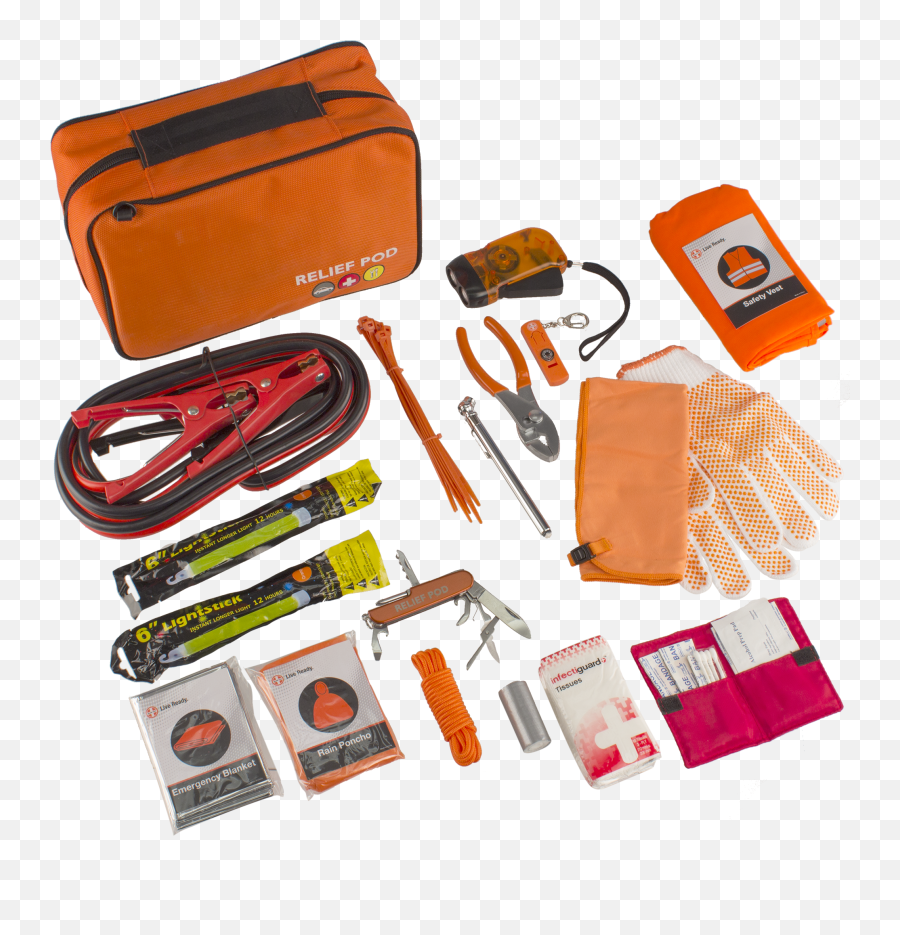 Relief Pod Orange Roadside Emergency Kit Emoji,Gottarun Emoticon