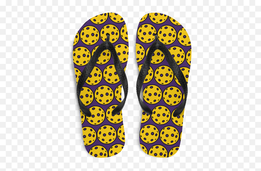 Flip - Flops Pickleballs Purple Emoji,Pickleball Emoji'