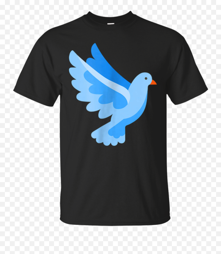 Blue Pigeon Emoji Shirt - Cute Smiley Tee Shirt Docuroinet,Blue White Emoji