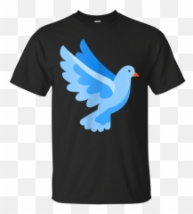 Blue Pigeon Emoji Shirt - Cute Smiley Tee Shirt Docuroinet,Blue White Emoji