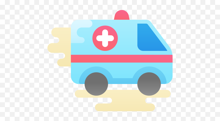 Ambulance Icon In Cute Clipart Style Emoji,Emergancy Emoji