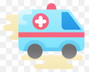 Ambulance Icon In Cute Clipart Style Emoji,Emergancy Emoji