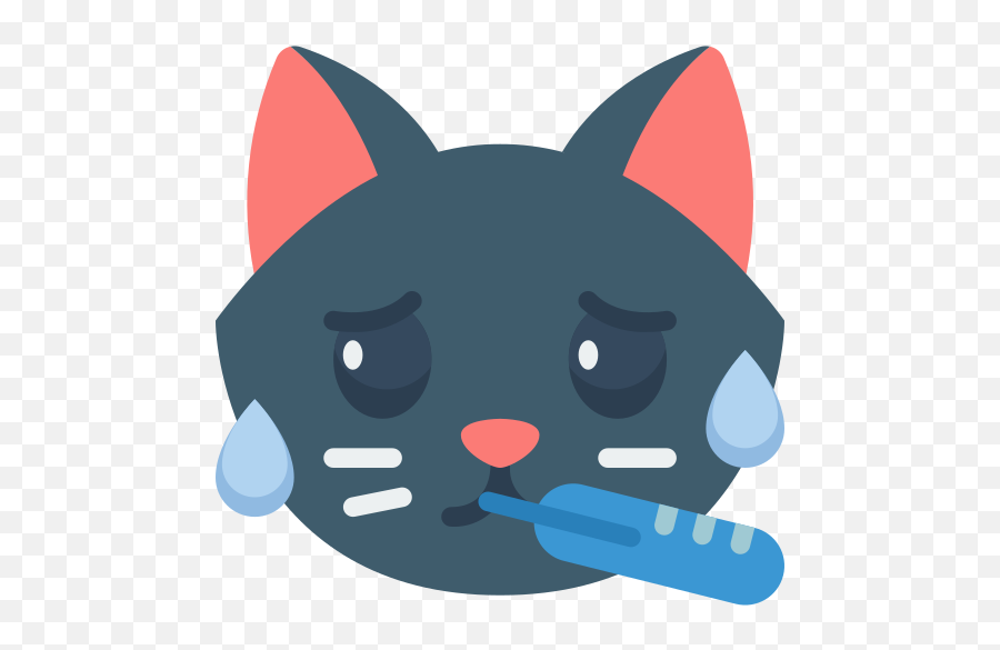 Cat - Free Animals Icons Emoji,Cat Crying Emoji