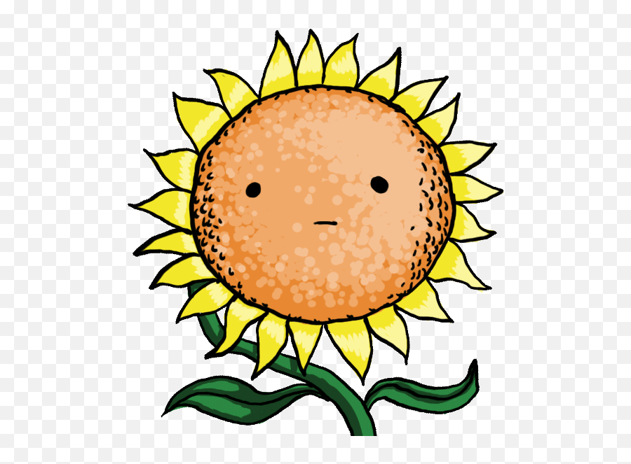 Sunflower Sticker Gif - Transparent Sunflower Animated Gif Emoji,Sunflower Emoticon