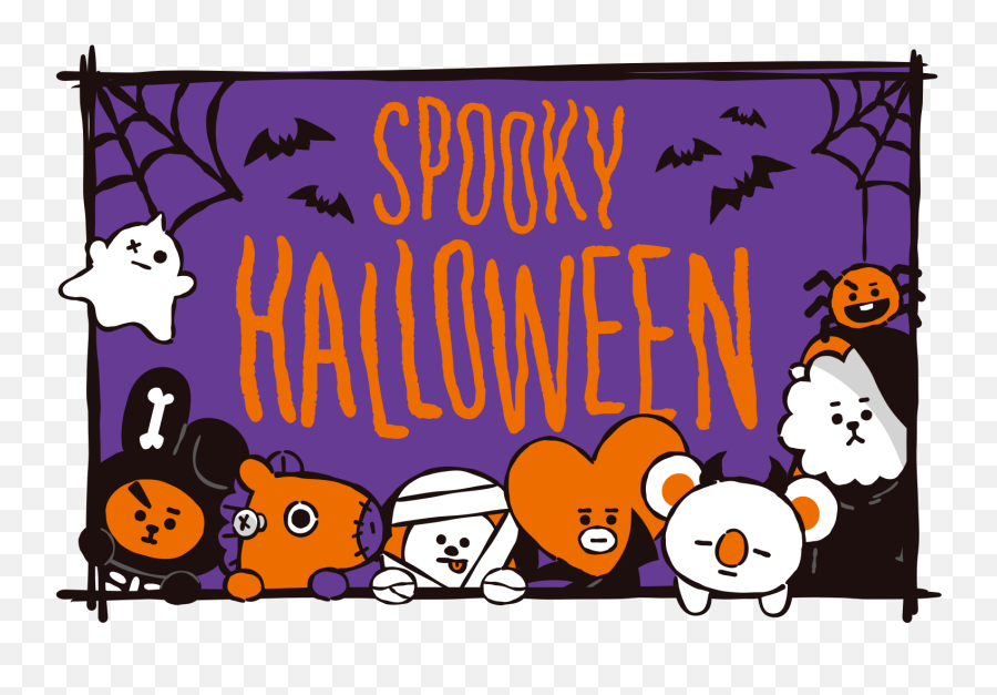 Bt21 Official Halloween Magnet Emoji,Bt21 Official Emojis Transparent