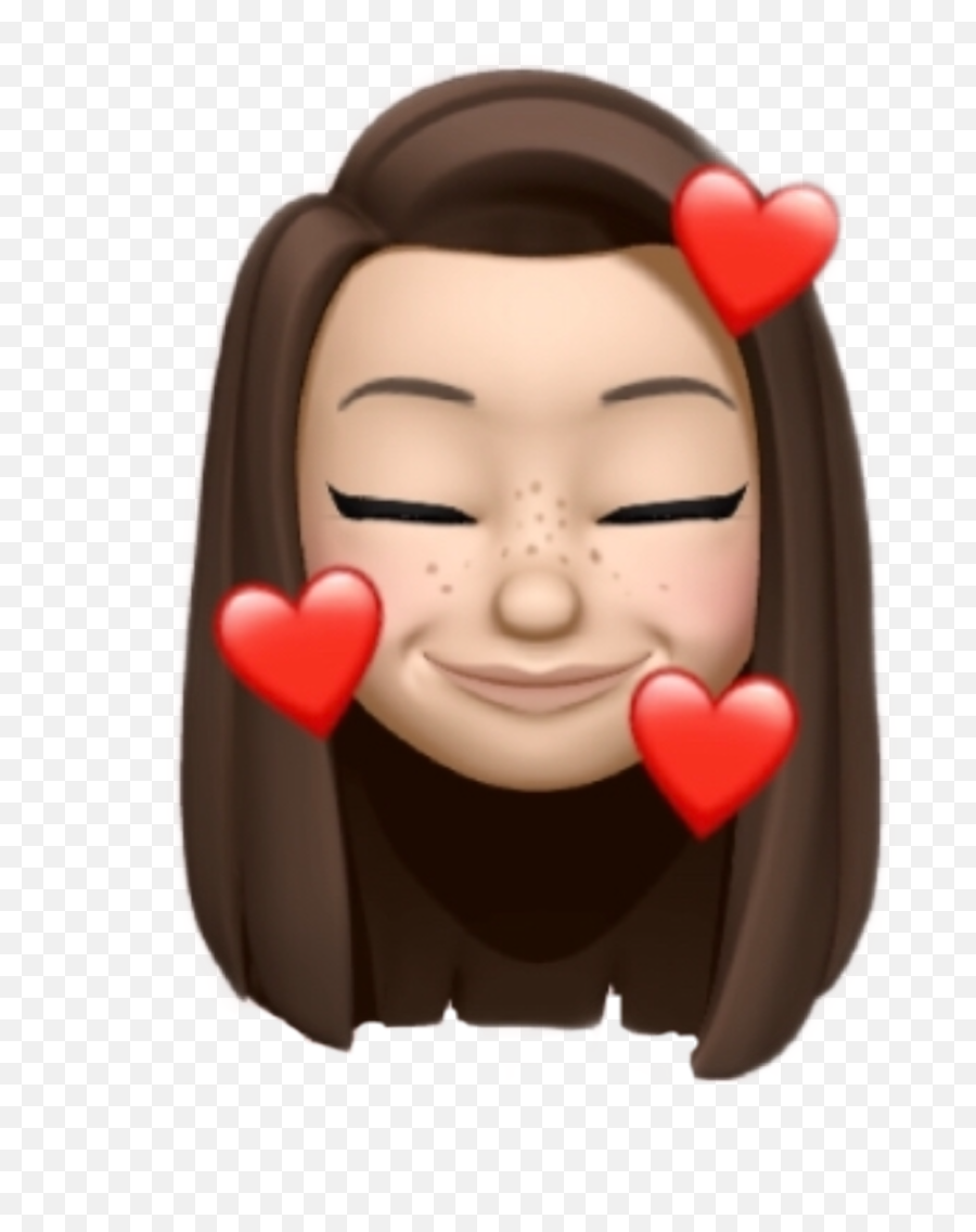 Emoji Aesthetic Hearts Smile Memoji - Fictional Character,M Emoji