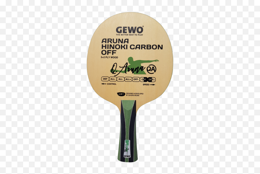 Tischtennisholz - Gewo Aruna Hinoki Carbon Emoji,Joola Rossi Emotion