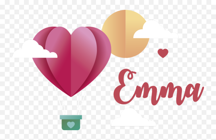Paper Hot Air Balloon Wall Stickers For - Girly Emoji,Red Balloon Emoji
