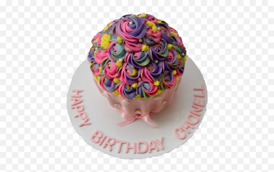 Giant Cupcake Cake U2013 Sugar Street Boutique - Cake Decorating Supply Emoji,Emoji Cupcake Designs