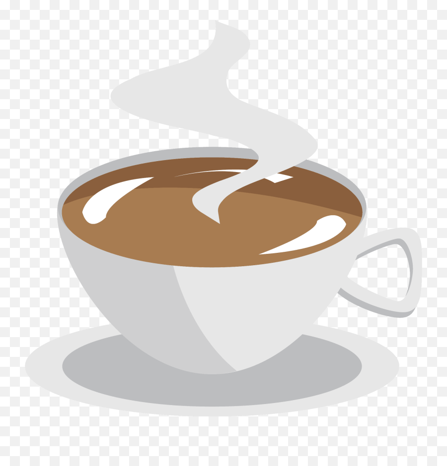 Hot Beverage Emoji Clipart,Coffee Cup Emoji
