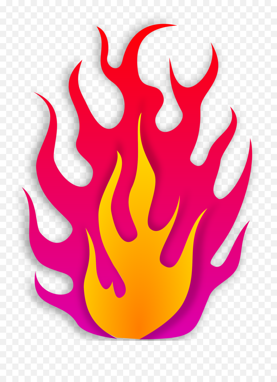 Clipart Fire Color Clipart Fire Color Transparent Free For - Pink Fire Clipart Emoji,Campfire Emoji Iphone