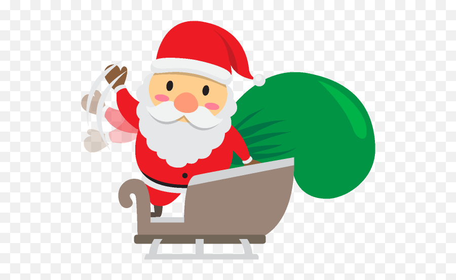 Holiday Emoji - Emoji Stickers Santa Claus,Santa Emoji