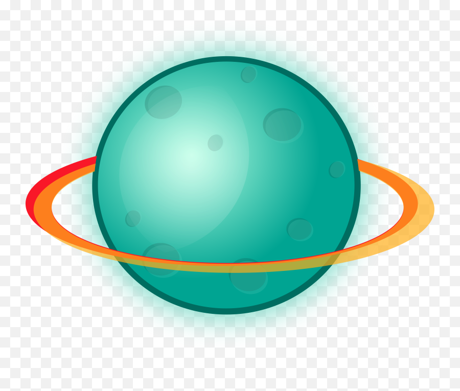 Saturn Planet Clipart Kid 6 - Planets Of Cartoon Uranus Emoji,Saturn Emoji
