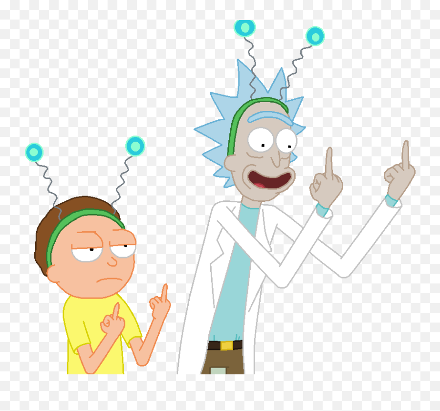 Rick And Morty Png Hd Png Svg Clip Art - Rick And Morty Art For Clothing Emoji,Morty Emoji