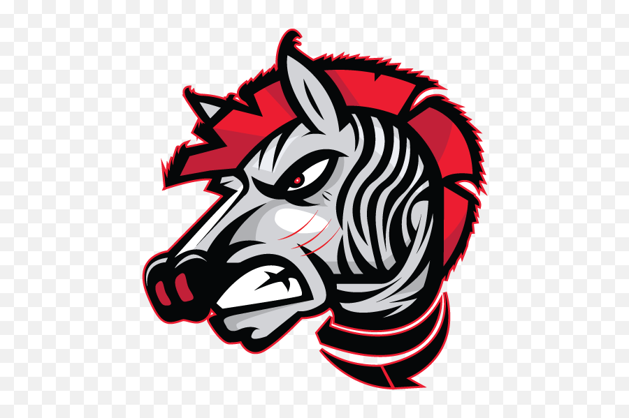 Download Hd Angry Zebra Logo Transparent Png Image - Nicepngcom Cool Zebra Logo Emoji,Zebra Emoji
