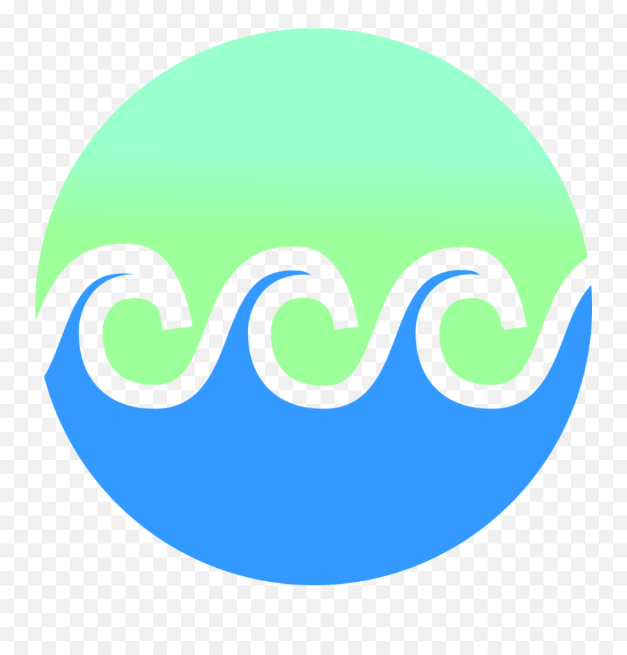 Download Free Photo Of Wavesgradientbeachwaterlogo - Logo Ombak Emoji,Ocean Wave Emoticon