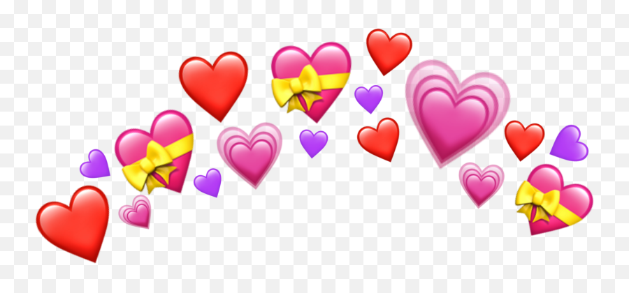 Emoji Emojicrown Crown Heart Sticker - Cuori In Testa Picsart,Leaving Emoji