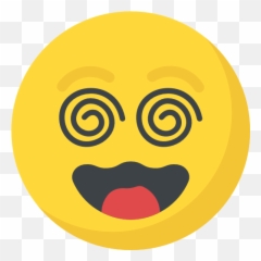 Hypnotized - Dizzy Confused Emoji,Hypnotized Emoji
