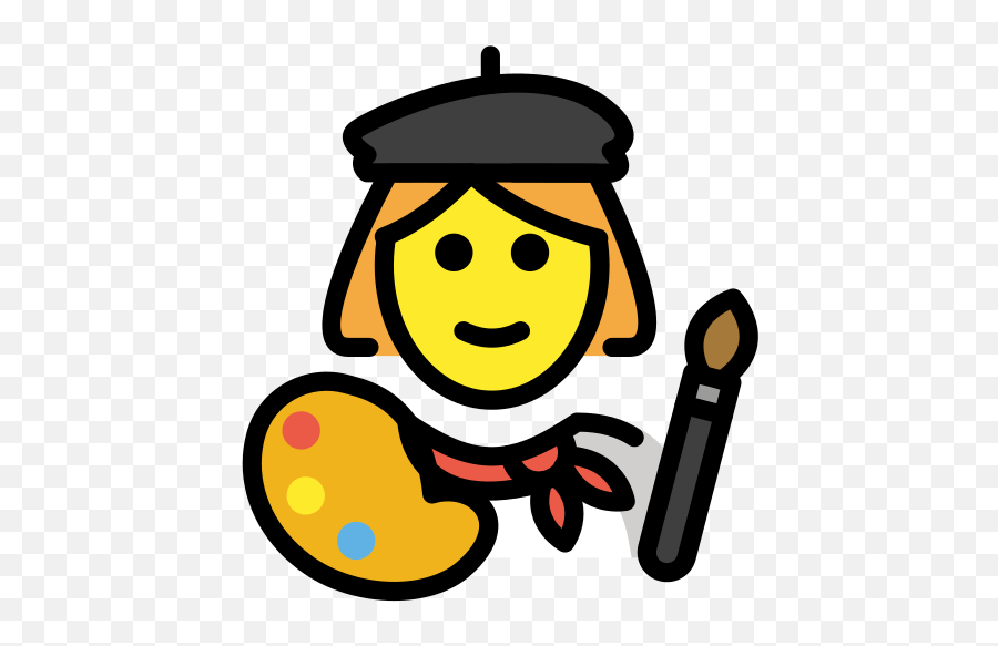 Woman Artist Emoji,Artist Emoji