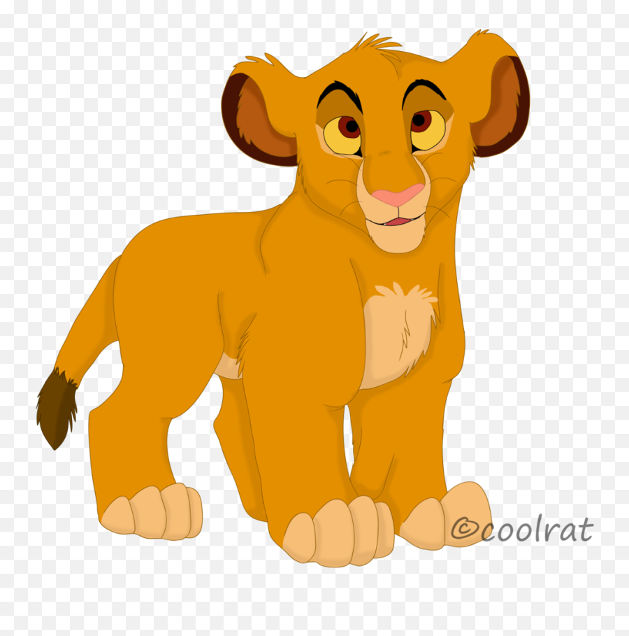 Baby Lion King Png Border Frame - Painting Lion King Simba Emoji,Lion King Emoji