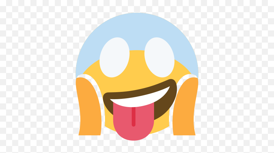 Emoji Remix On Twitter Scream Zany U003d Emoji - Happy,Screaming Emoticon
