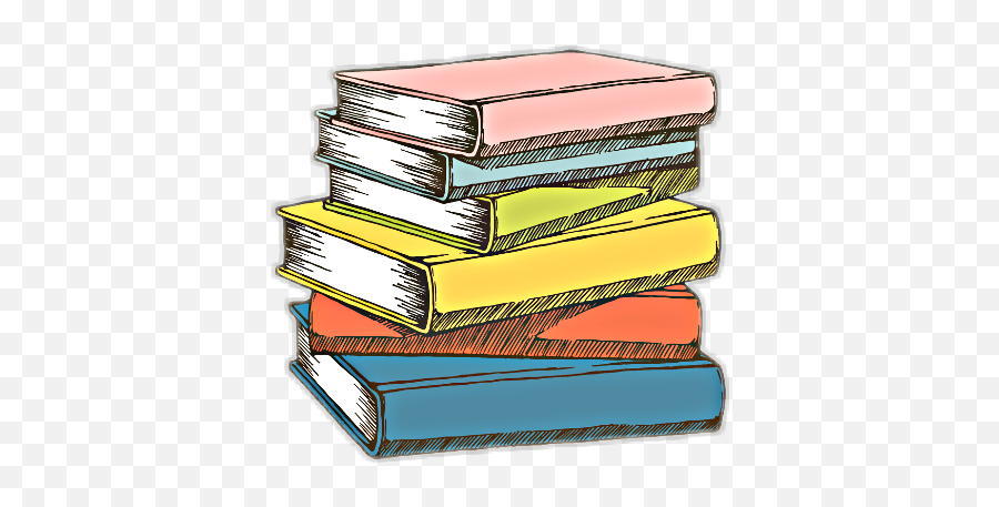 The Most Edited - Color Stack Of Books Drawing Emoji,Eyeshift Emoticon