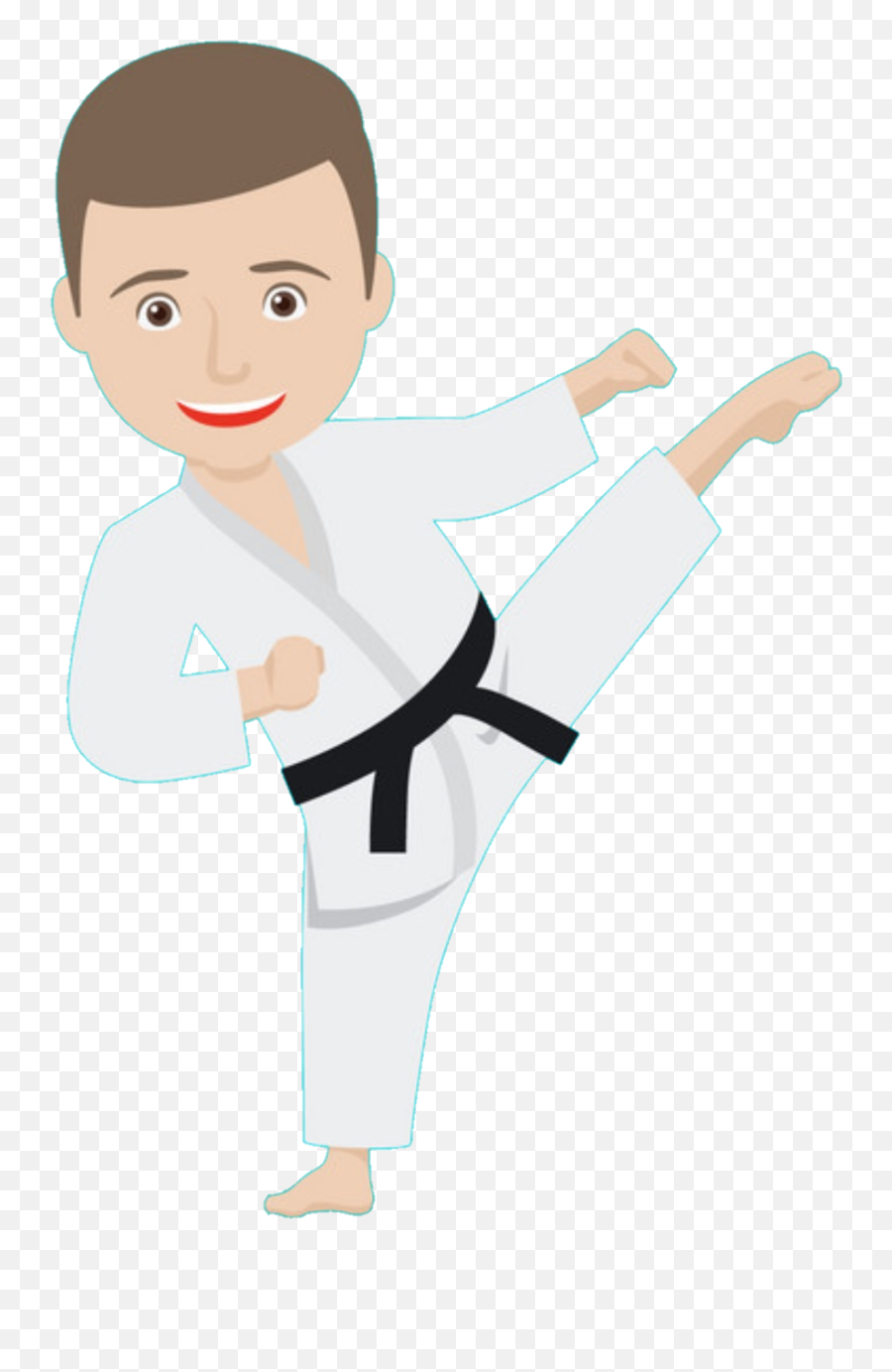 Sport Karate - Boy Emoji,Martial Arts Emoji