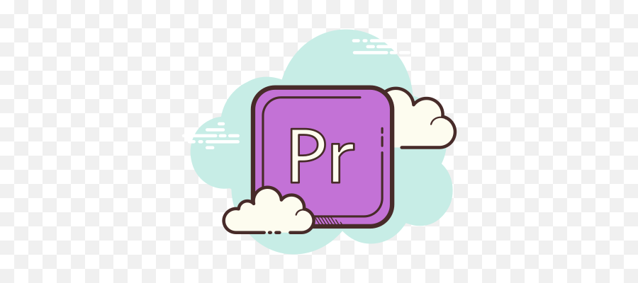 Adobe Premiere Pro - Png App Icon Aesthetic Cloud Emoji,Adobe Premiere Pro Adding Emojis