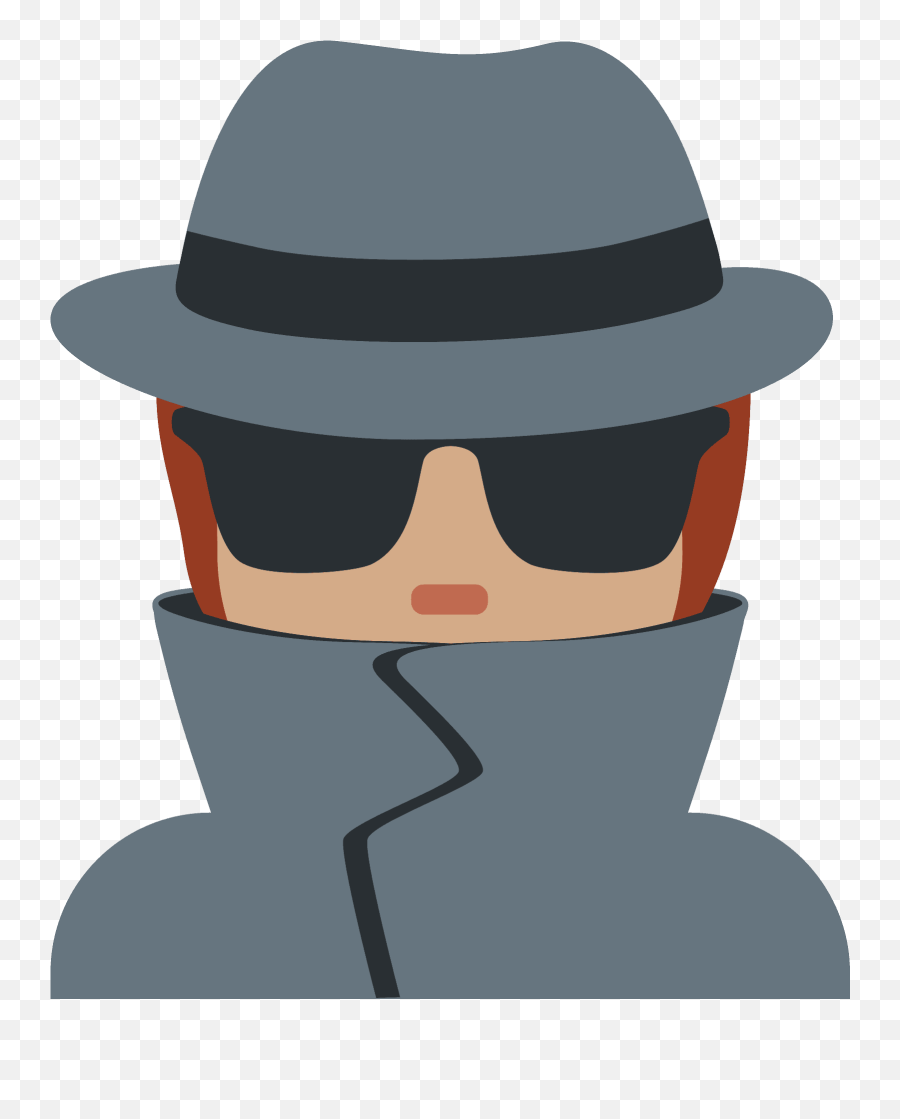 Man Detective Emoji With Medium - Detective Emoji,Black Person Emoji