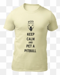 Keep Calm And Pet A Pitbull - Cream Camisetas Dia Del Padre Cerveza Emoji,Pet Emotions Chart
