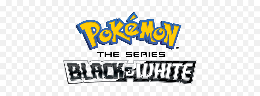 Black White - Pokemon The Series Black And White Logo Emoji,Pokemon Bw Emotion Theme