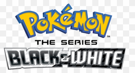 Black White - Pokemon The Series Black And White Logo Emoji,Pokemon Bw Emotion Theme