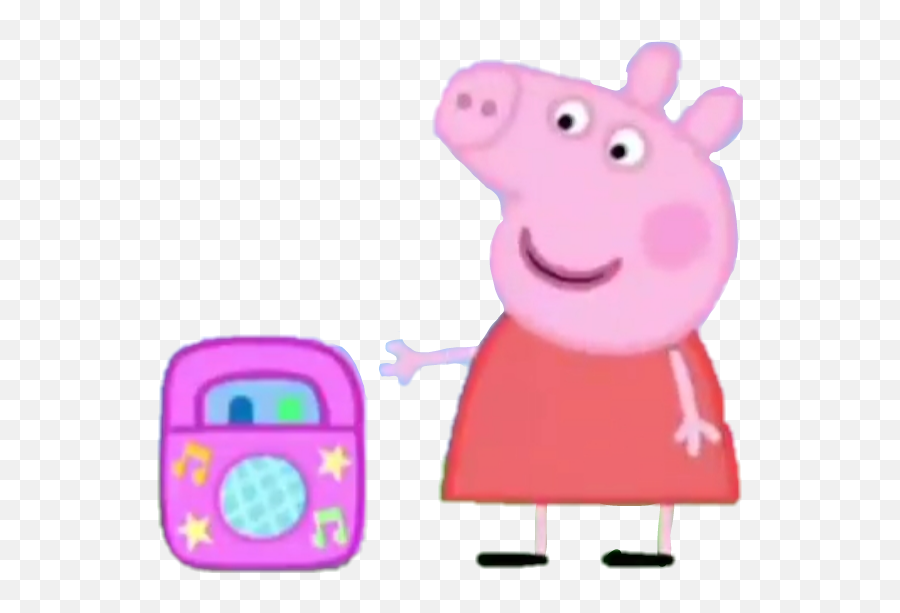 Omg Sticker - Peppa Pig Sassy Emoji,Distorted Lmao Emoji