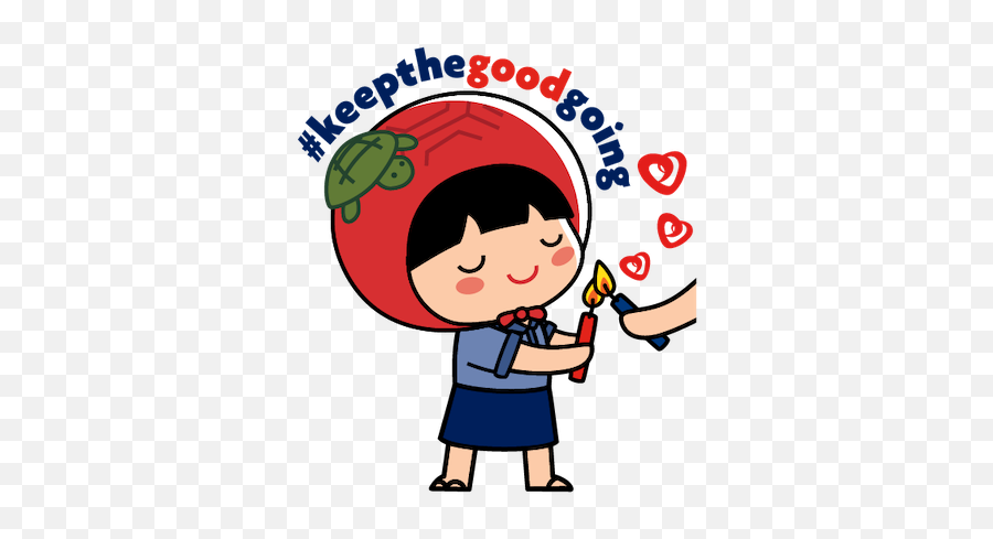 Uob Heartbeat X Angkukuehgirl By Ang Ku Kueh Girl Pte Ltd Emoji,Emojis Stron