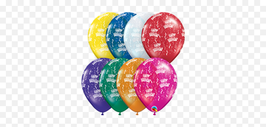 11q Happy Birthday To You Music Notes U0026 Balloons 50 Count - Blue Happy Birthday Latex Balloons Emoji,Star Wars Happy Birthday Emojis On Fb