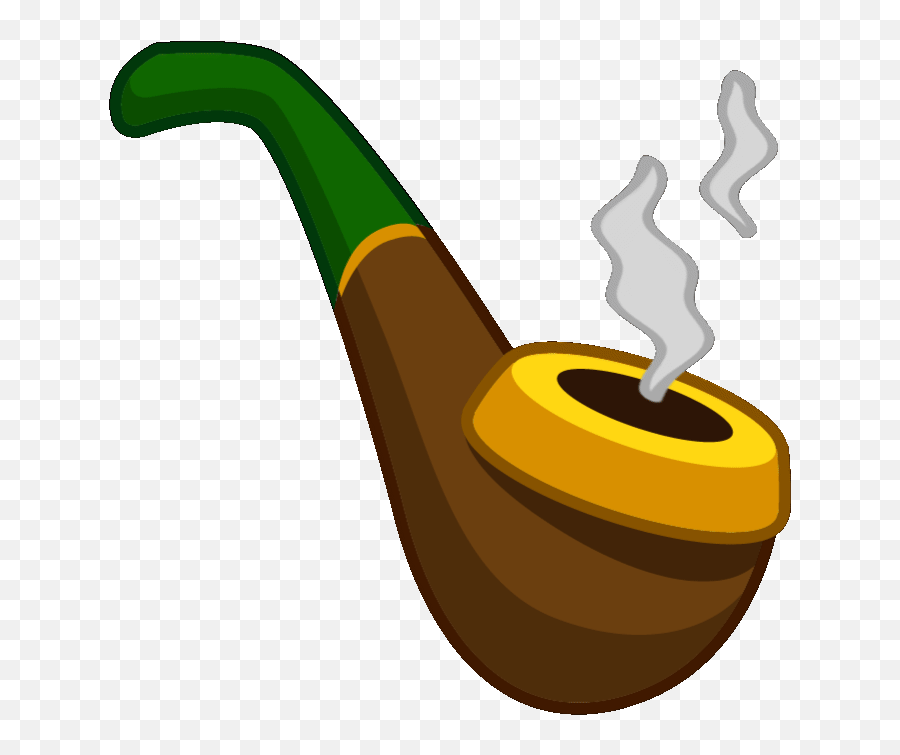Smoke Pipe Stickers For Android Ios - Transparent Smoking Pipe Gif Emoji,Cigarette Emoji