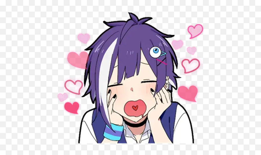 Lonely Boy Sticker Pack - Stickers Cloud Girly Emoji,Natsu Emojis