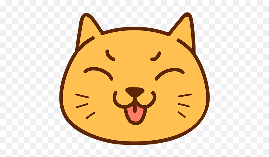 Funny Cat Stickers Animated By Jamila Moutji - Cat Emoji,Cat Emoticon Icon