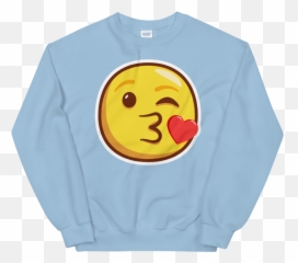 Kissy Face Sweater Xplcit Customs - Sushi Cat Shirt Emoji,Emoticons Kissy Face
